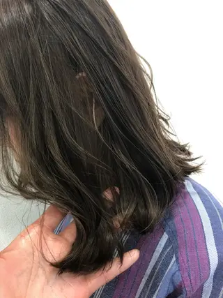 ミディアム 中村 卓也のヘアスタイル