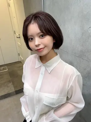 ショート 韓国レイヤー/透明感 /髪質改善/アジキのヘアスタイル