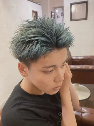 ショート カラー メンズ メンズ/スパイキー ショート/isseyのヘアスタイル