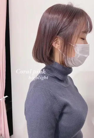 ショート カラー ハイトーンカラー 🩷NANAのヘアスタイル