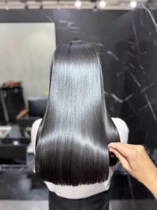 ロング JIN|乾かしただけ 美髪矯正本格髪質改善のヘアスタイル