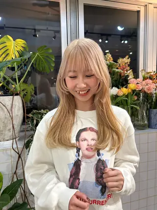 ロング 梅田/透明感カラー /ひかるのヘアスタイル