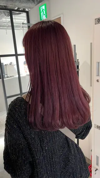 セミロング カラー Takuma Suzuki中目黒のヘアスタイル