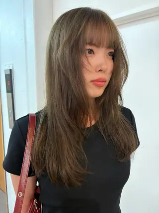 セミロング カラー ichika/天神 /parc hairのヘアスタイル