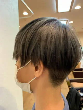 ショート カラー メンズ yuri🌼 NUMBER 天王寺のヘアスタイル