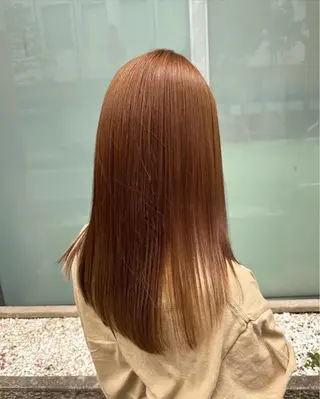 ロング v-lab studio所属・韓国レイヤーカット/ 艶カラー/ noaのヘアスタイル