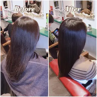 ロング 本田 智美のヘアスタイル