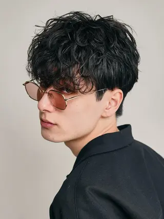 パーマ メンズ 仙台フェザーパーマ/ fifth/遠藤楓雅のヘアスタイル