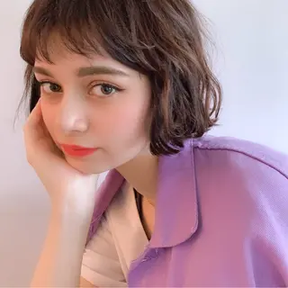 ショート Matie銀座所属・munモデル 様募集中☁️🤍🫧のヘアスタイル