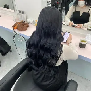 ロング カラー パーマ ヘアアレンジ メンズ 🤍透明感カラー🤍 ブリーチ🤍AINEのヘアスタイル
