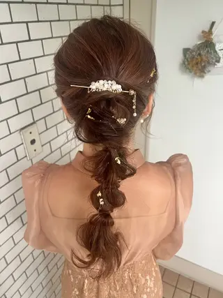 ヘアアレンジ 大人可愛いヘアメイク 💋🧚‍♀️しずかのヘアスタイル