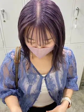 ミディアム カラー ヘアアレンジ kai .のヘアスタイル