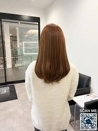 セミロング hair&make first 郡山駅前店所属・高宮 ひいなのヘアスタイル