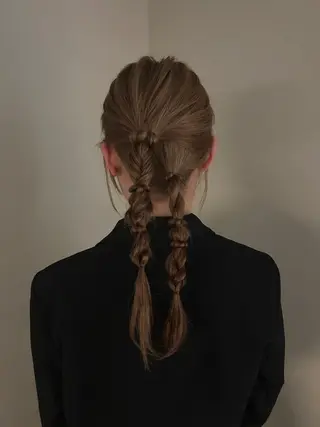 ヘアアレンジ siki hinaのヘアスタイル