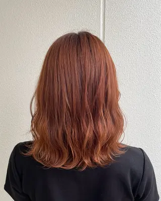 ミディアム カラー 《暖色/韓国hair 》🇰🇷桑原ユキネのヘアスタイル