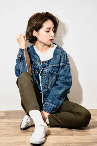 ショート パーマ 【ブゾン高田馬場】 ☀️小岩太陽☀️のヘアスタイル