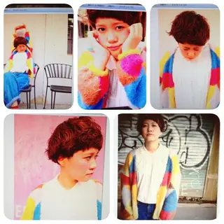 ショート la fith所属・rico_by ヘアとアイブロウのヘアスタイル