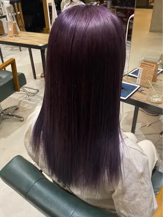 ロング カラー 鈴木 美紅のヘアスタイル