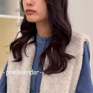 ロング カラー 似合わせカット暖色 カラーhiyonaのヘアスタイル