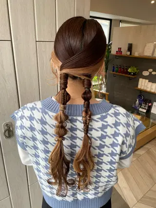 ロング 永井 瑞穂のヘアスタイル