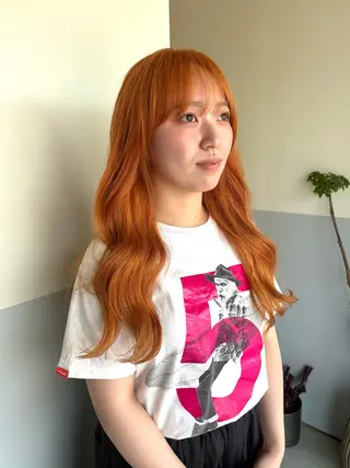 ロング カラー HaKUmaison ノエ／久屋大通 高岳のヘアスタイル