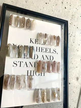 ネイル Ray. ／綺麗目ニュアンスのネイルデザイン