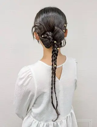 ロング YUMEYAKATA 五条店のヘアスタイル