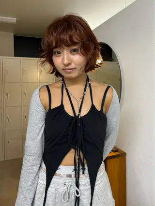 カラー ヘアアレンジ nappe🐏 栄/矢場町のヘアスタイル