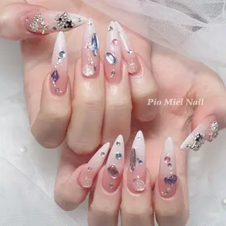 ネイル HANA 長さだしのネイルデザイン