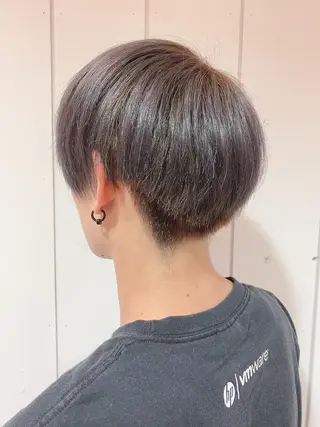 ショート カラー メンズ 🫧顔周りカット 🫧樫村優香のヘアスタイル