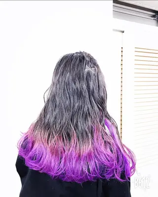 ロング カラー くすみミルクティー／ ブラウン🪡TOWAのヘアスタイル