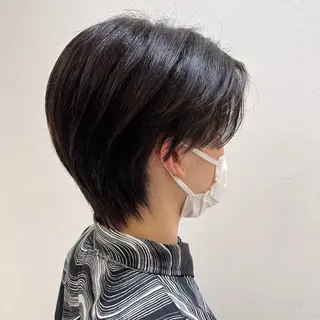 ショート メンズ ナチュラル暖色カラー 🤎 佐藤栞のヘアスタイル