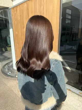 ロング カラー 伶風/ボブ/ ヘーゼルベージュのヘアスタイル