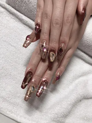 ロング ネイル 《LB》ラブリエ Nail&eyeのマツエク・マツパデザイン