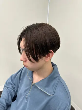 メンズ ニュアンス/フェザー /ウルフ/伶馬のヘアスタイル