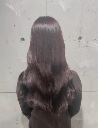 セミロング カラー パーマ ヘアアレンジ メンズ キッズ ネイル マツエク・マツパ 韓国/トレンド レイヤー【101】のヘアスタイル