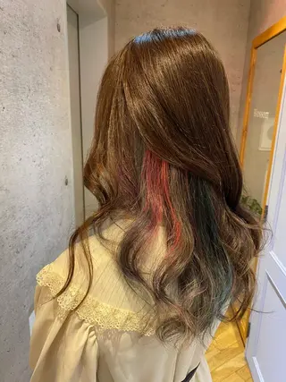 ロング カラー Ando Raycoのヘアスタイル