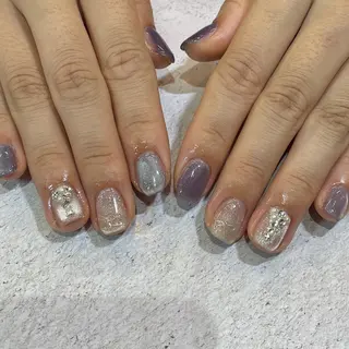 ネイル LUNI（シェアサロンHeartSpace内）所属・LUNI 久屋大通 ˚✧₊⁎/ yuriのネイルデザイン