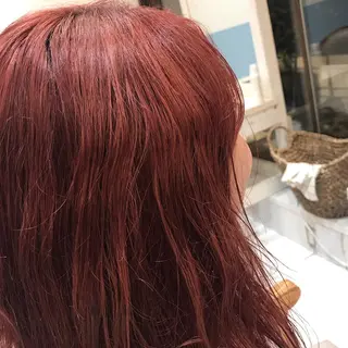 ミディアム カラー アオイ🩵暖色 /まろやかカラーのヘアスタイル