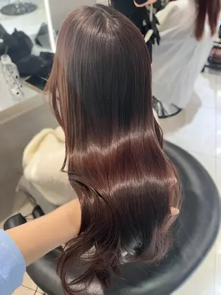 ロング カラー 韓国レイヤー×モテ髪 /MITSUKI🤍のヘアスタイル