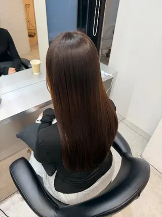 ロング 艶髪/縮毛矯正/ Core mikuaのヘアスタイル