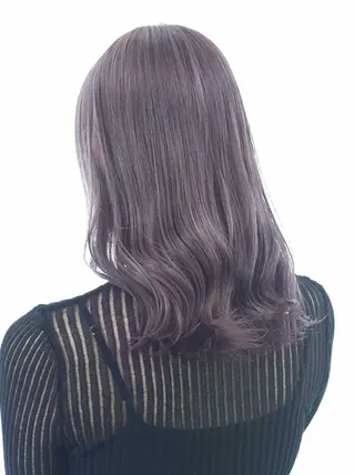 セミロング カラー 【Atem 大町店】 永森　優里花のヘアスタイル