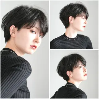 ショート ショートカット🧸 ごとうさなのヘアスタイル