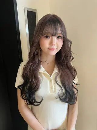 ミディアム ヘアアレンジ デザイン🥇複雑履歴 ハイトーン特化のヘアスタイル