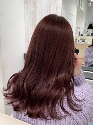 セミロング カラー 🦁南 さくら🦁のヘアスタイル