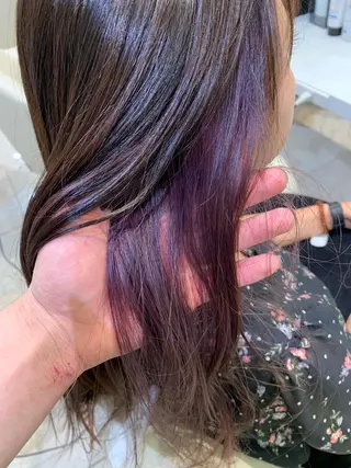 ロング カラー ケンジアネッタ Men'sのヘアスタイル