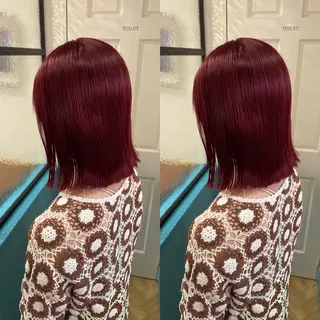 ミディアム 池袋/ボブ/ボブ矯正 髪質改善/山本のヘアスタイル