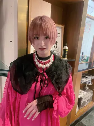 ショート メリケンビューティーパーラー所属・CHIHIRO メリケンビューティーのヘアスタイル