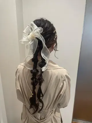 ヘアアレンジ 🍪ﾖｼｲﾊﾙﾈ🍪 ﾗﾍﾞﾝﾀﾞｰｶﾗｰのヘアスタイル
