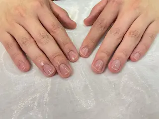 メンズ ネイル R'well所属・はばすみれ🎀ﾈｲﾙ 光ﾌｪｲｼｬﾙ ﾍｱのネイルデザイン